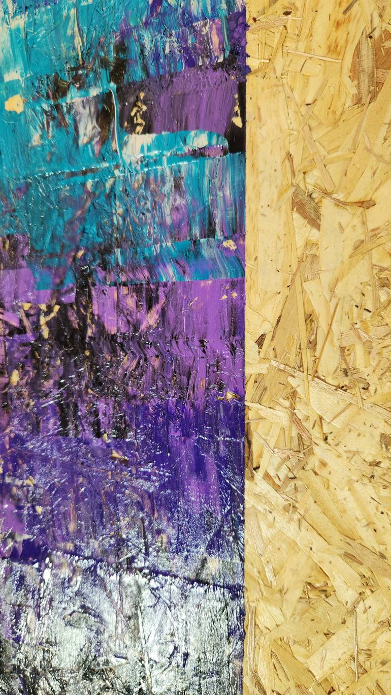 Original Pop Art Abstract Painting by Ariela Roth Yuval Leshem