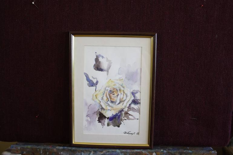 Original Illustration Floral Drawing by Maria Dobrodiy