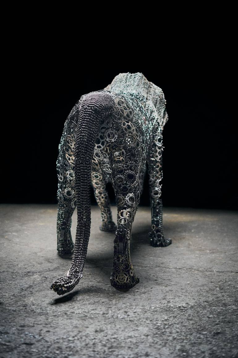 Original Abstract Animal Sculpture by Jaka Globocnik