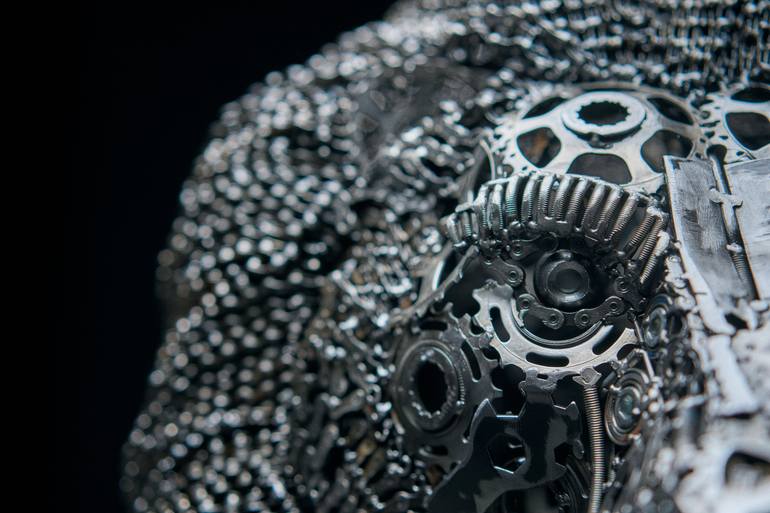 Original Abstract Animal Sculpture by Jaka Globocnik