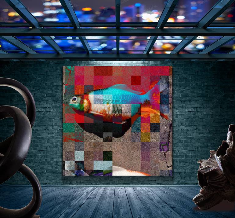 Original Digital Art Abstract Digital by Harry Barker