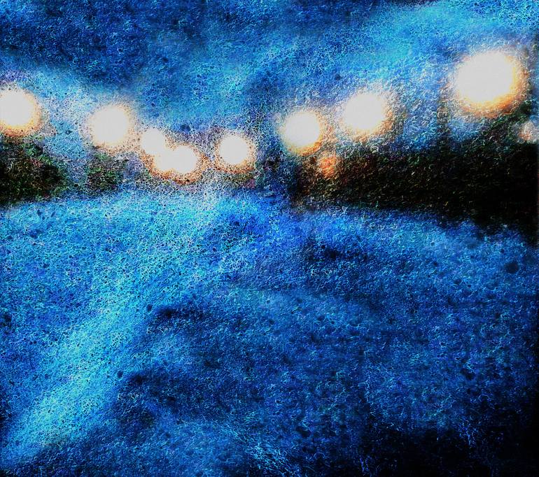 Original Landscape Digital by Harry Barker | Digital Art Art on Canvas | The Way Home 2025.