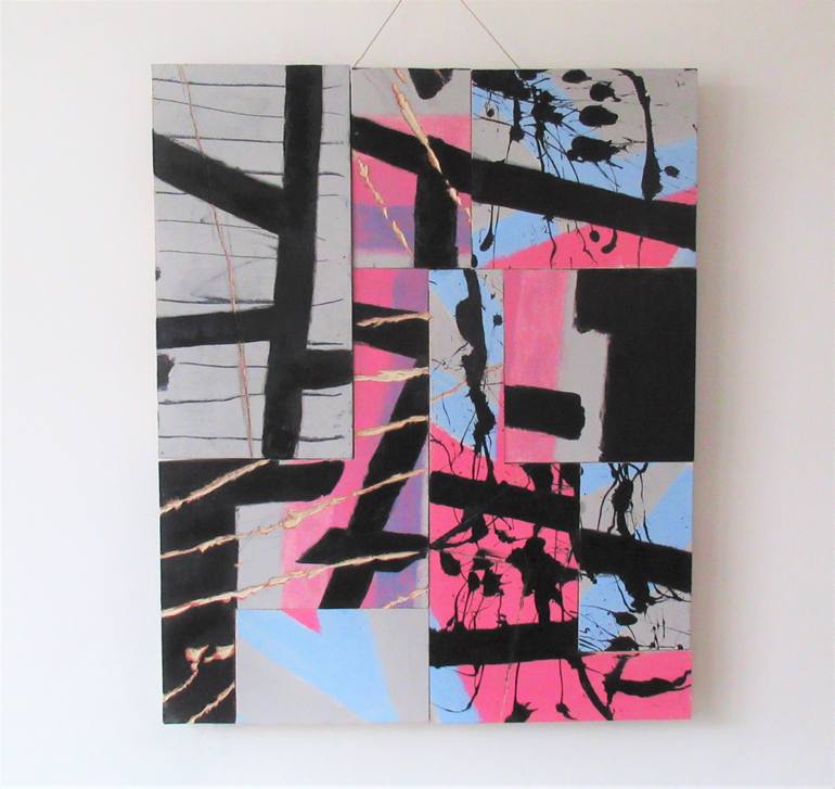 Original Conceptual Abstract Painting by Vincent Driscoll