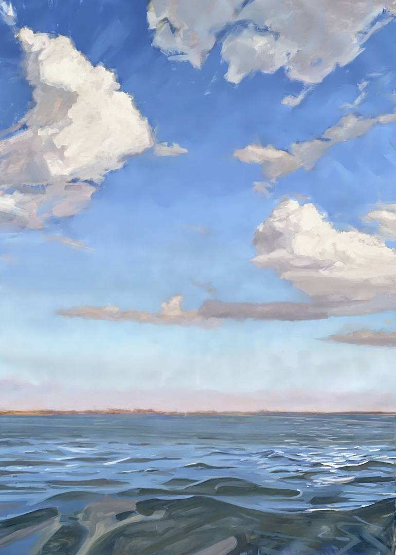 Print of Impressionism Seascape Paintings by Murray Taylor