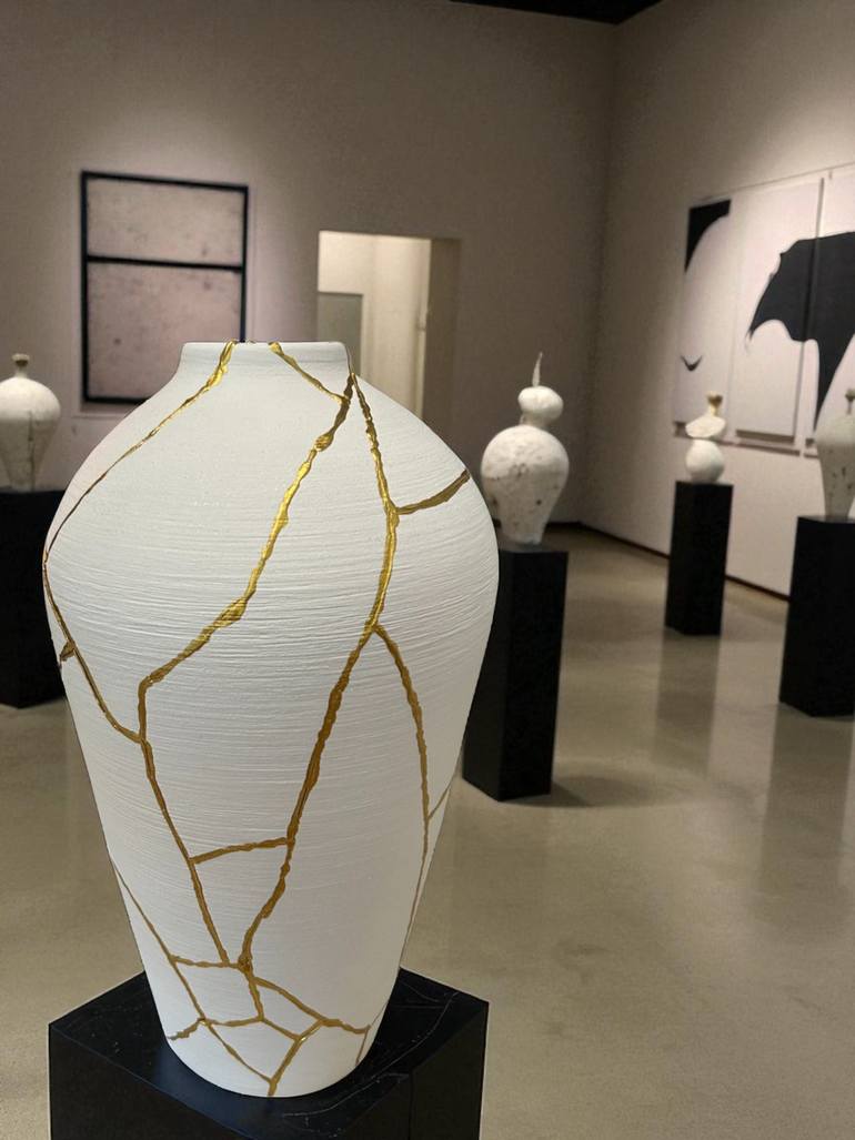 Original Abstract Geometric Sculpture by Diana Miller
