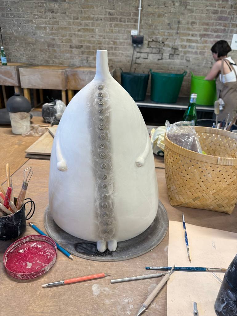 Original Conceptual Cats Sculpture by Maryam Fereydoon