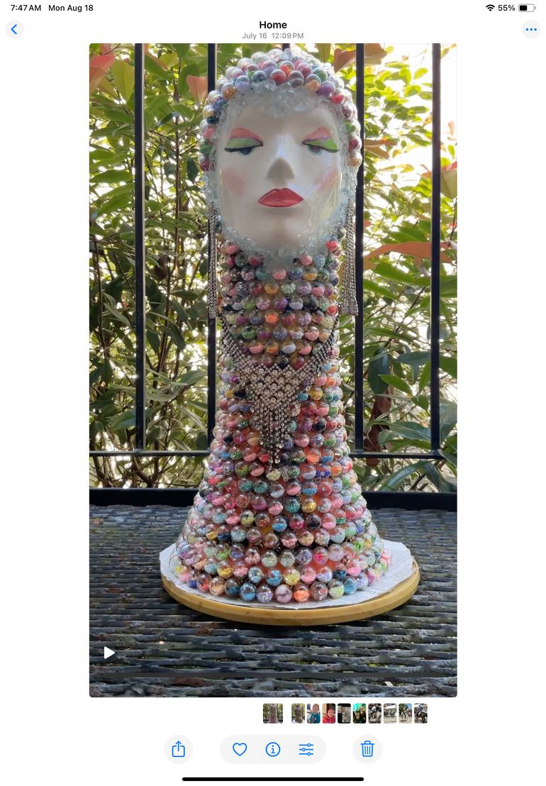 Original Contemporary Pop Culture/Celebrity Sculpture by Sandi Bassett