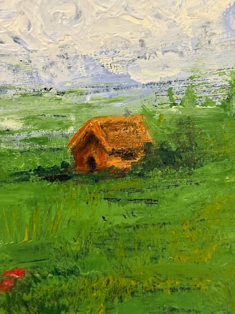 Original Impressionism Abstract Painting by Atika Rauf