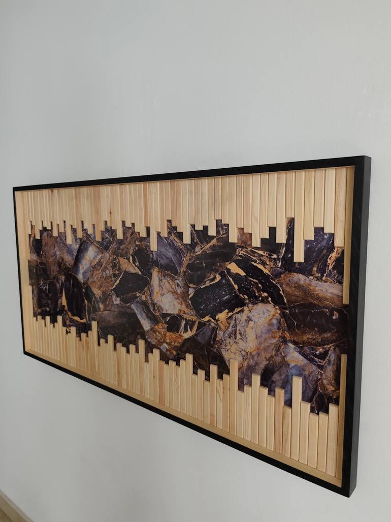 Original Geometric Abstract Sculpture by Kypros Shiapanis