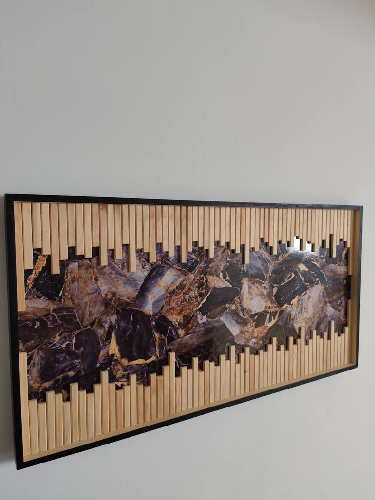 Original Geometric Abstract Sculpture by Kypros Shiapanis