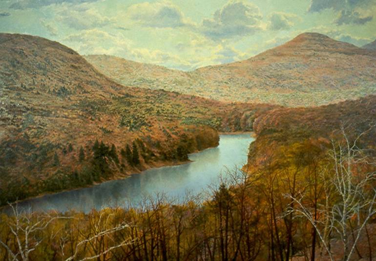 Yankeetown Pond Painting by Douglas James Maguire Saatchi Art