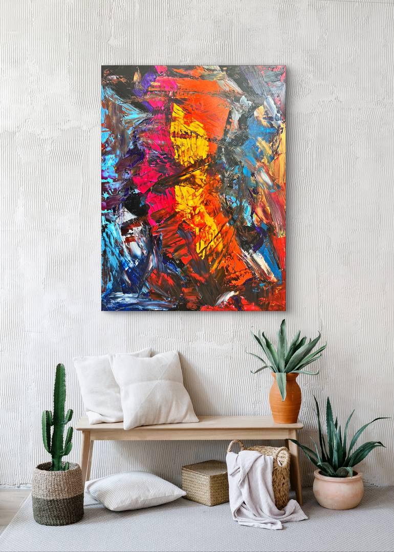 Original Abstract Expressionism Abstract Painting by Blaine Chitwood