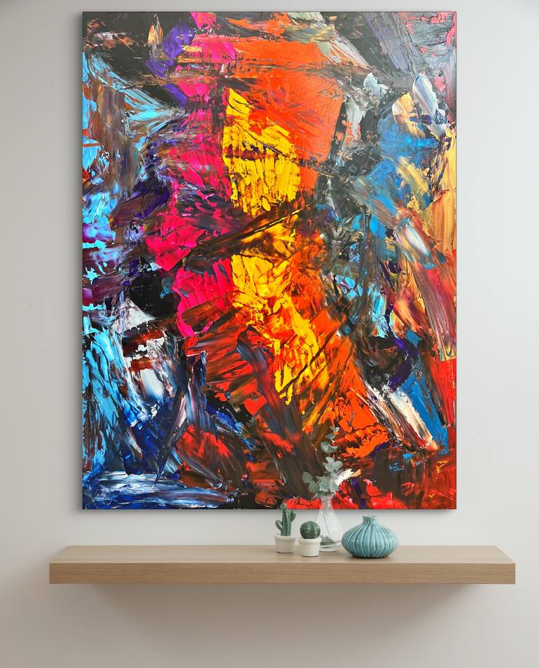 Original Abstract Expressionism Abstract Painting by Blaine Chitwood