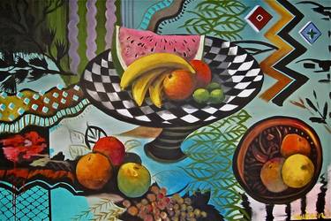Original Expressionism Food Paintings by Peta Laurisen
