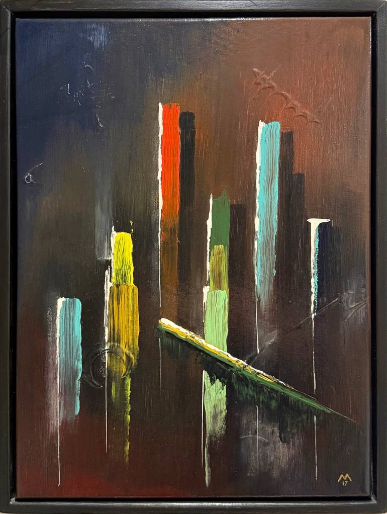 Original Contemporary Abstract Painting by Moreno Michini