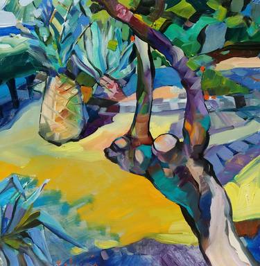 Original Expressionism Garden Paintings by claudio malacarne