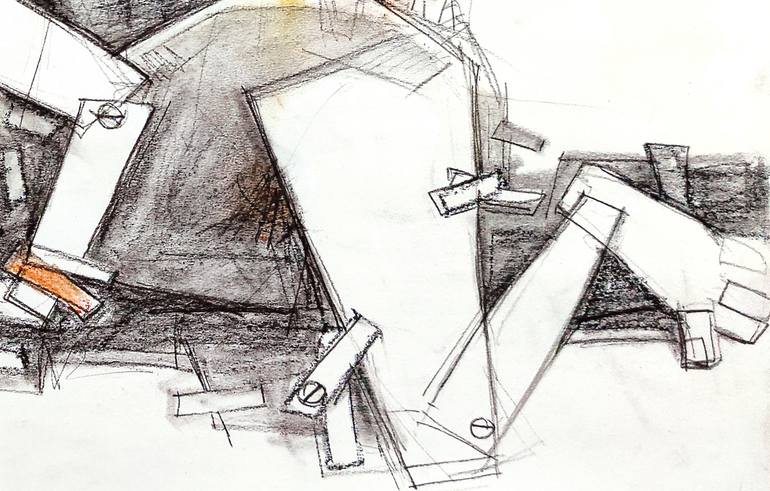 Original Conceptual Women Drawing by Sunil Kumar