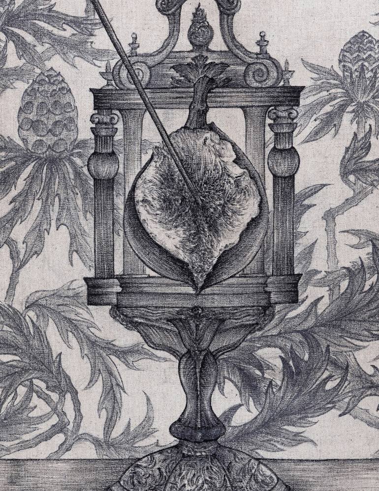 Original Black & White Still Life Painting by Nahwoe Park