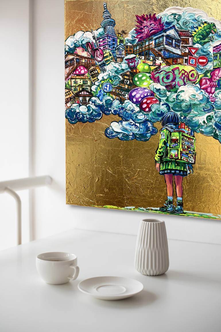 Original Conceptual Fantasy Painting by Pavel Sipkin