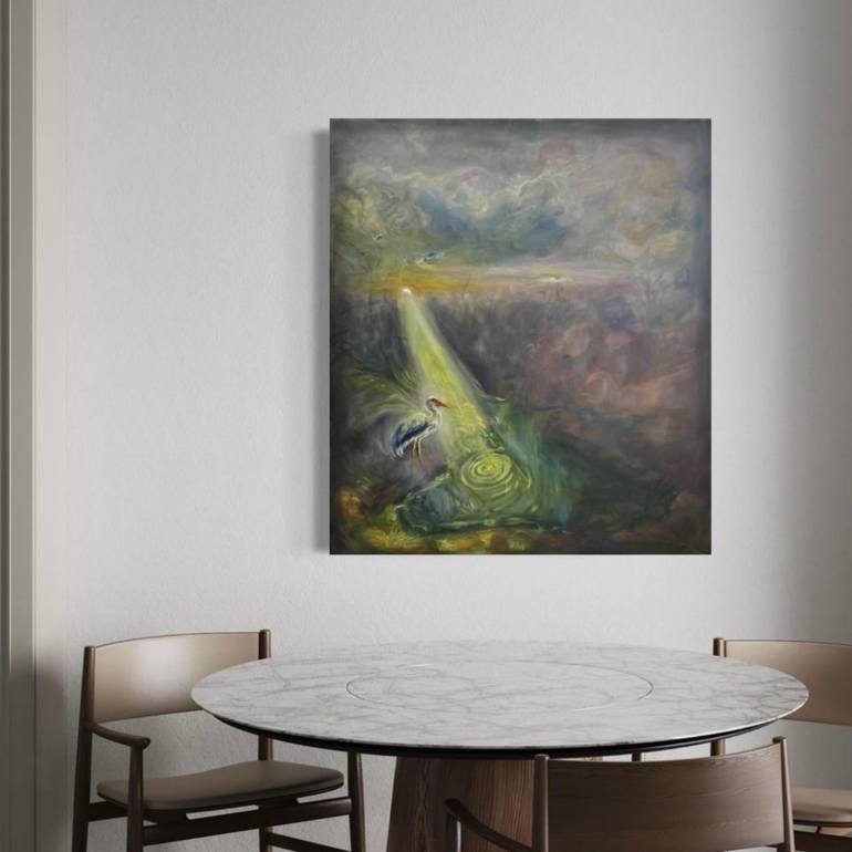Original Contemporary Landscape Painting by Semiha Karakus