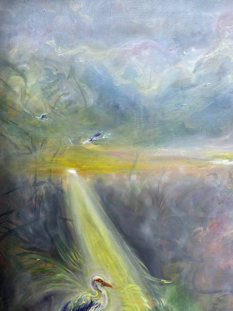 Original Contemporary Landscape Painting by Semiha Karakus