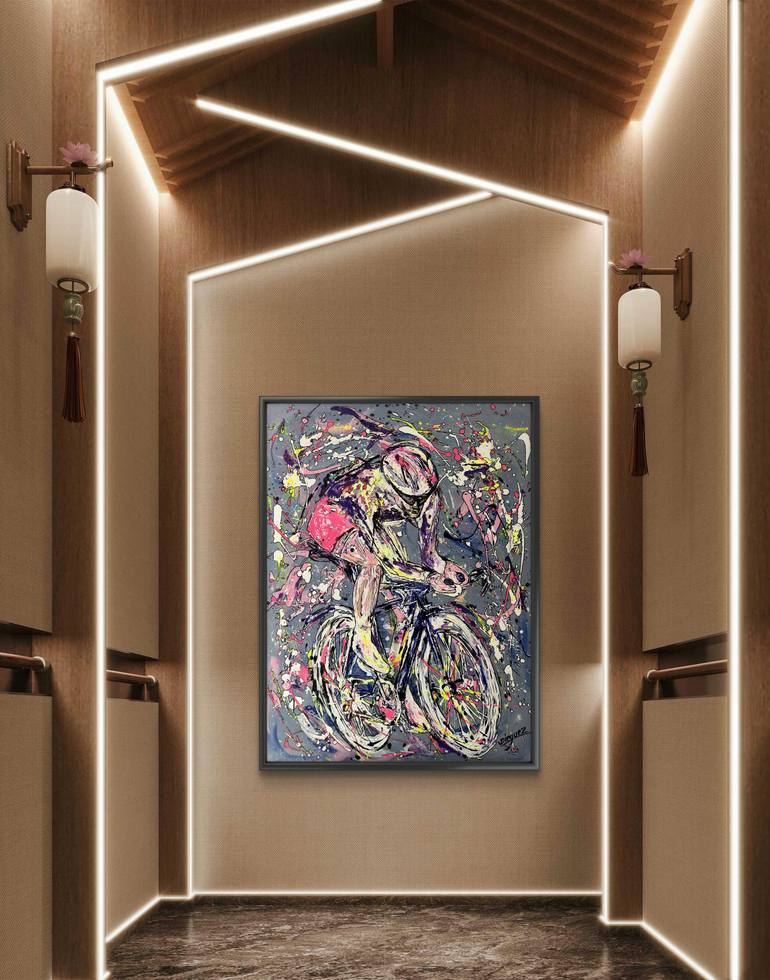 Original Contemporary Abstract Painting by Luis Angel Gonzalez Dieguez