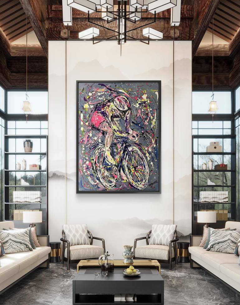Original Contemporary Abstract Painting by Luis Angel Gonzalez Dieguez