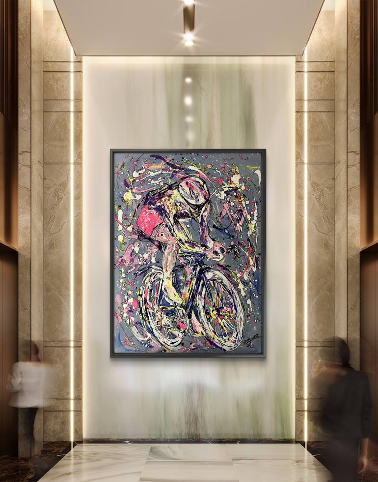 Original Contemporary Abstract Painting by Luis Angel Gonzalez Dieguez