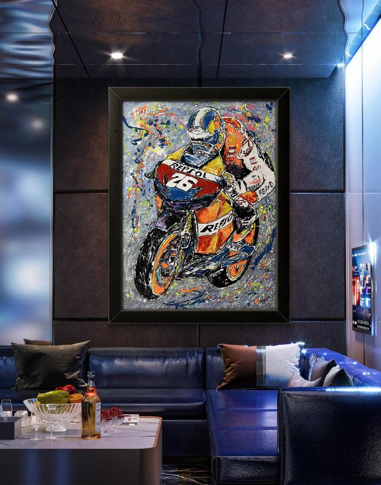 Original Figurative Abstract Painting by Luis Angel Gonzalez Dieguez