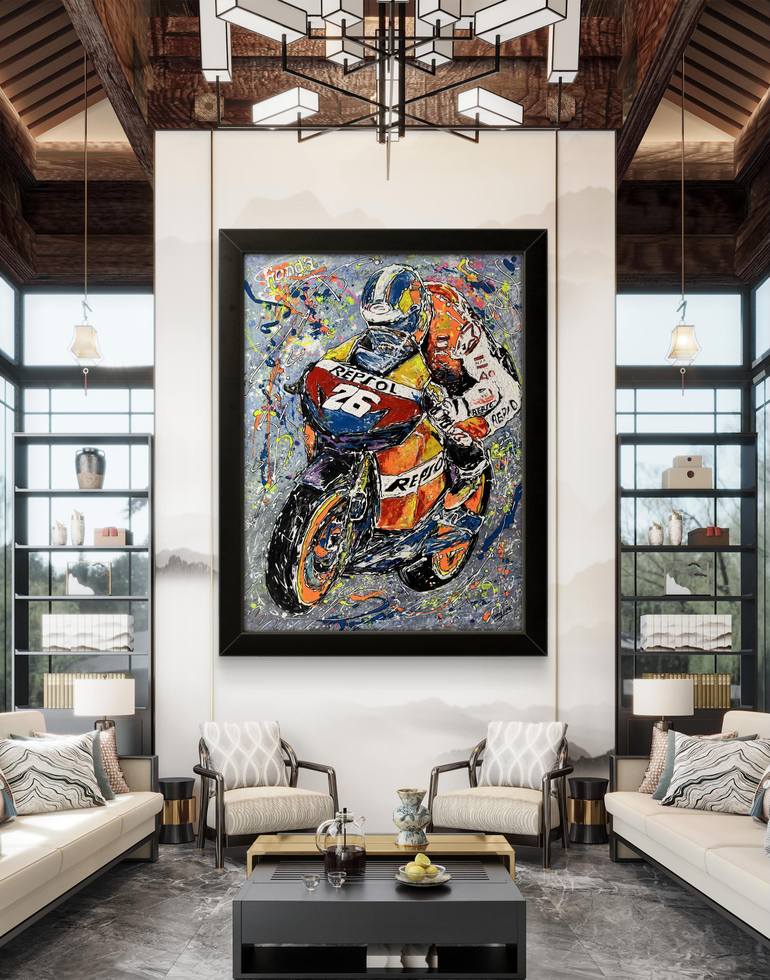 Original Figurative Abstract Painting by Luis Angel Gonzalez Dieguez