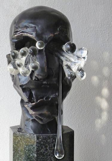 Original Men Sculpture by Zoja Trofimiuk