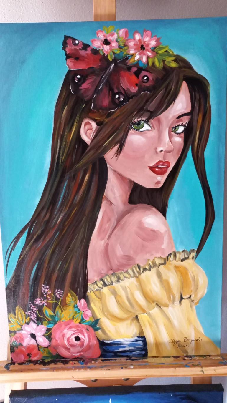 Original Contemporary Fantasy Painting by Elena Bragioto