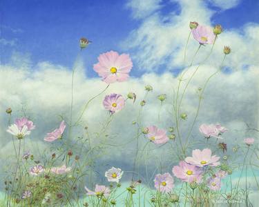 Original Floral Paintings by Silvere Boureau