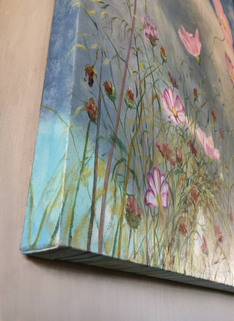 Original Floral Painting by Silvere Boureau