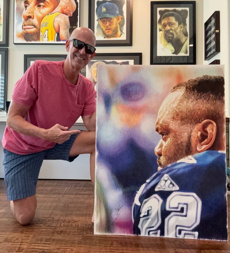Original Illustration Sports Drawing by Matthew Glover