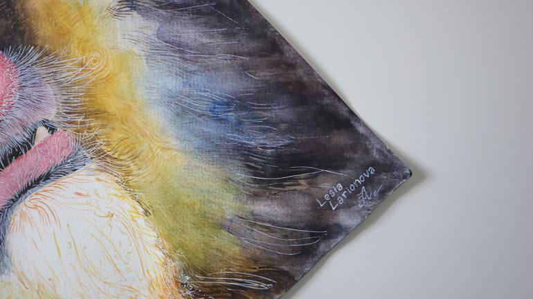 Original Contemporary Animal Painting by Lesia Larionova