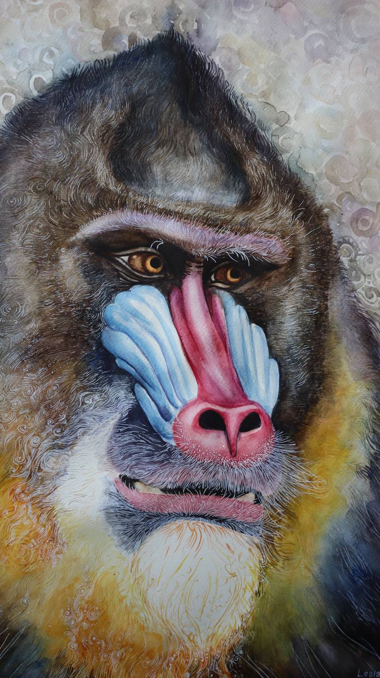 Original Contemporary Animal Painting by Lesia Larionova