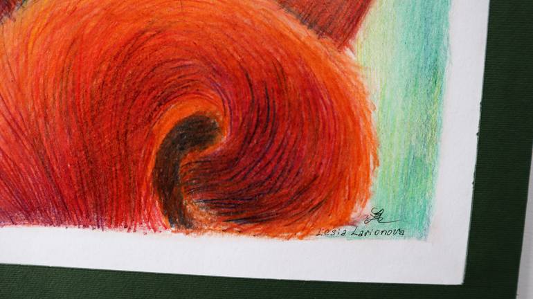 Original Illustration Animal Drawing by Lesia Larionova