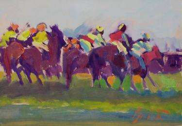 Original Impressionism Horse Paintings by José Bautista