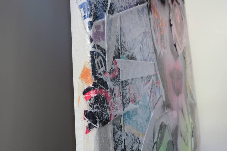 Original Pop Art Graffiti Collage by Per-Olof Swedmark