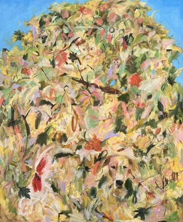 Saatchi Art Artist Renée Zangara; Paintings, “Autumn (Monkey - Rooster - Dog)” #art