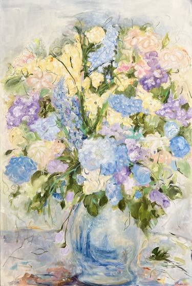 Original Floral Painting by Renée Zangara