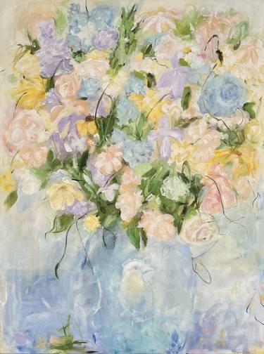 Original Abstract Expressionism Floral Paintings by Renée Zangara