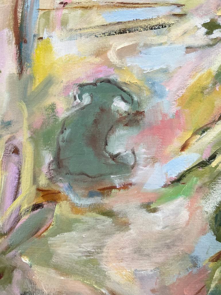 Original Abstract Expressionism Home Painting by Renée Zangara