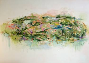 Original Abstract Landscape Paintings by Renée Zangara