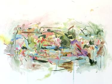 Original Abstract Landscape Printmaking by Renée Zangara