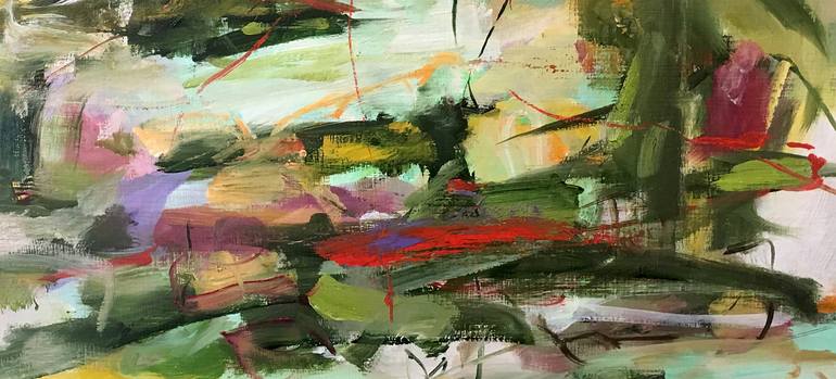 Original Abstract Expressionism Nature Painting by Renée Zangara