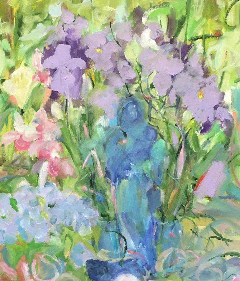 Original Abstract Expressionism Still Life Painting by Renée Zangara