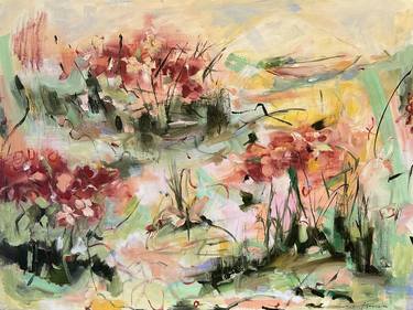 Original Abstract Expressionism Landscape Paintings by Renée Zangara