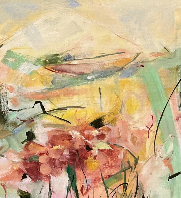 Original Abstract Expressionism Landscape Painting by Renée Zangara